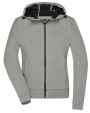 JAMES & NICHOLSON Ladies` Hooded Softshell Jacket Softshells personalisierbar