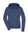 Softshells JAMES & NICHOLSON Ladies` Hooded Softshell Jacket voor bedrukking &amp; borduring