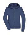 Softshells JAMES & NICHOLSON Ladies` Hooded Softshell Jacket voor bedrukking &amp; borduring