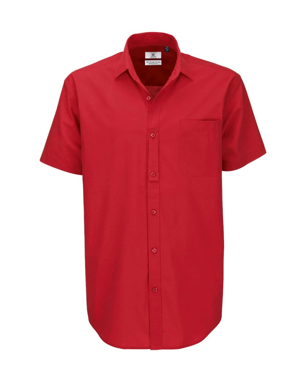 Chemises personnalisable B&C Heritage SSL/men Poplin Shirt
