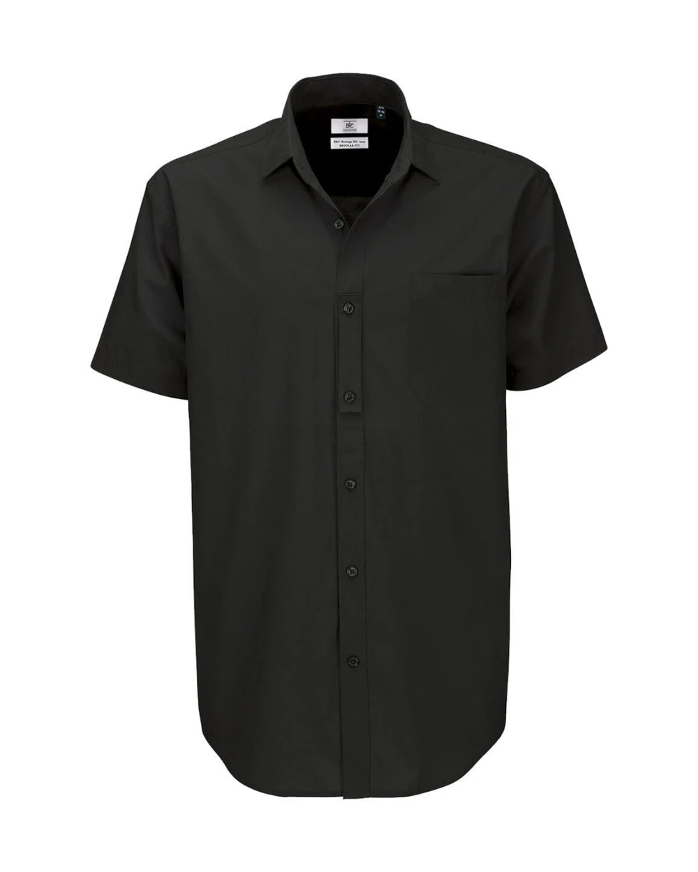Chemises personnalisable B&C Heritage SSL/men Poplin Shirt