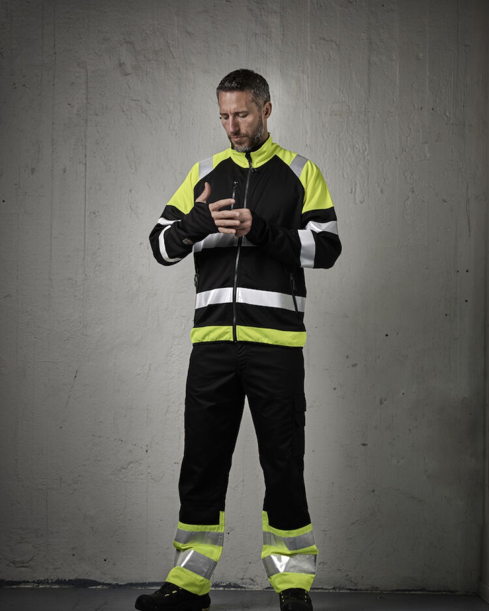 Broeken JOBMAN 2314 Hi-Vis Service Trousers voor bedrukking &amp; borduring