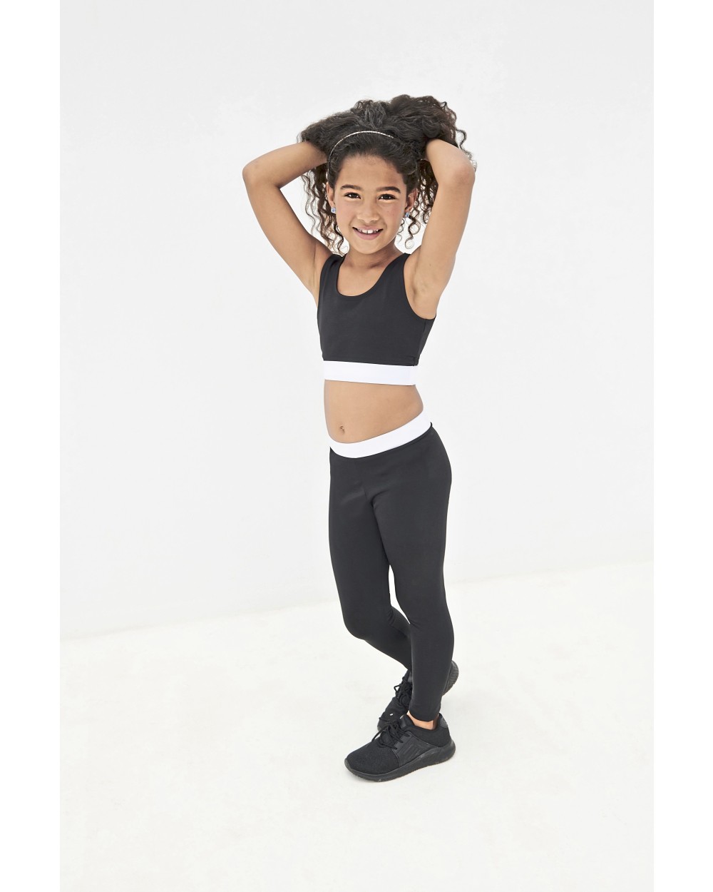 T-Shirts personnalisable SKINNIFIT Kids Fashion Crop Top