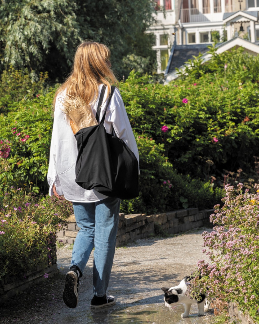 Tassen & Zakken 4DO Impact AWARE ™ gerecycled katoenen shopper 145gsm voor bedrukking &amp; borduring