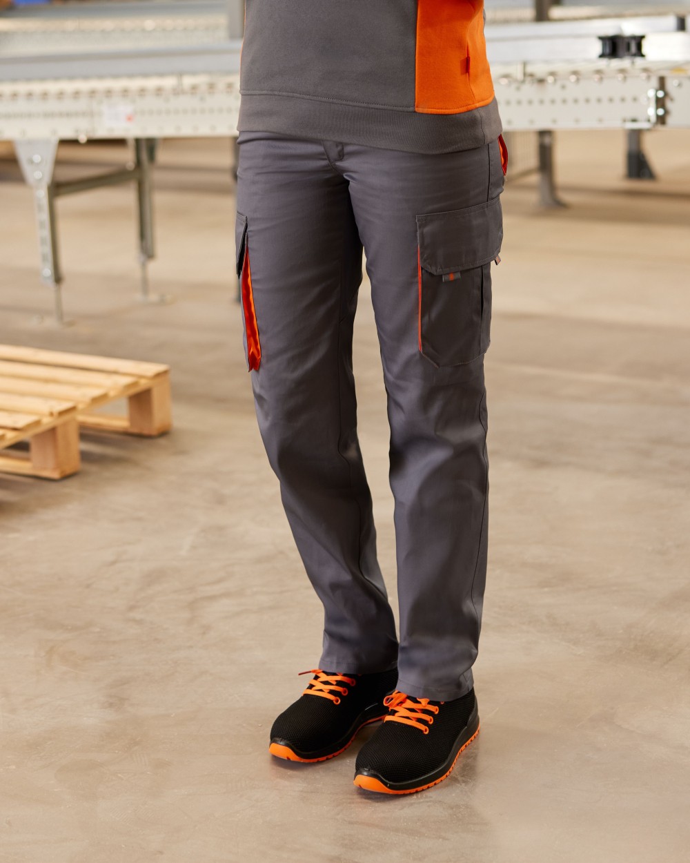 Broeken VELILLA TWO-TONE MULTI-POCKET TROUSERS voor bedrukking &amp; borduring