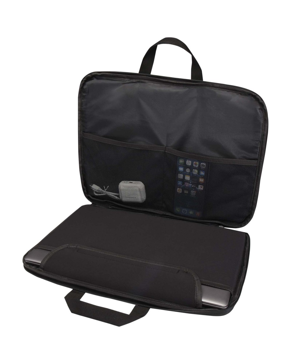 Tassen & Zakken 4DO Libra 14” 2-in-1 GRS gerecycleerde laptophoes 3L voor bedrukking &amp; borduring