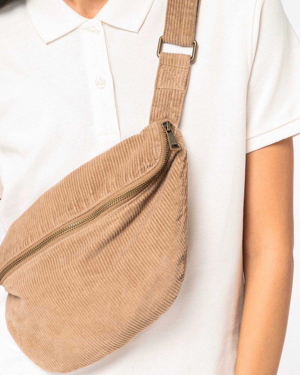 NATIVE SPIRIT Umweltfreundliche Ausgewaschener Gürteltasche aus Kord Taschen personalisierbar