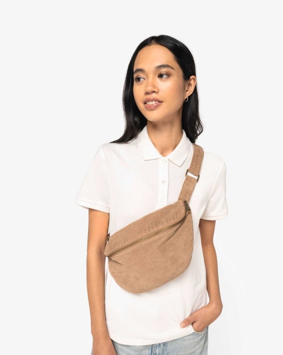 NATIVE SPIRIT Umweltfreundliche Ausgewaschener Gürteltasche aus Kord Taschen personalisierbar