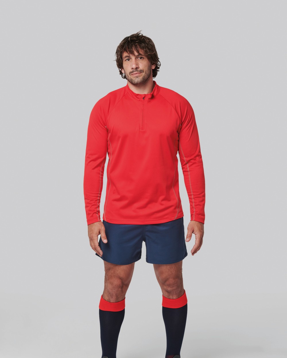 Sweat-shirts personnalisable PROACT Haut de sport manches longues ¼ zip homme