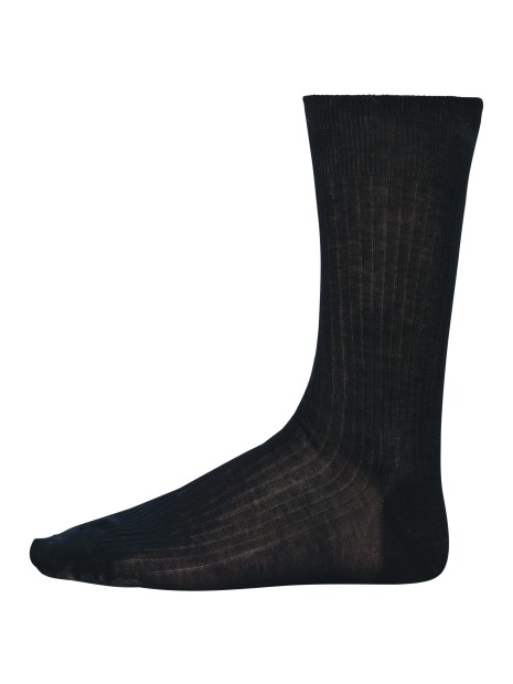 KARIBAN Chaussettes coton rib 4x2 fil d'Écosse homme /api/colors/b9fdad4a-5e94-45cb-8c03-c08b349b28c3 personnalisable