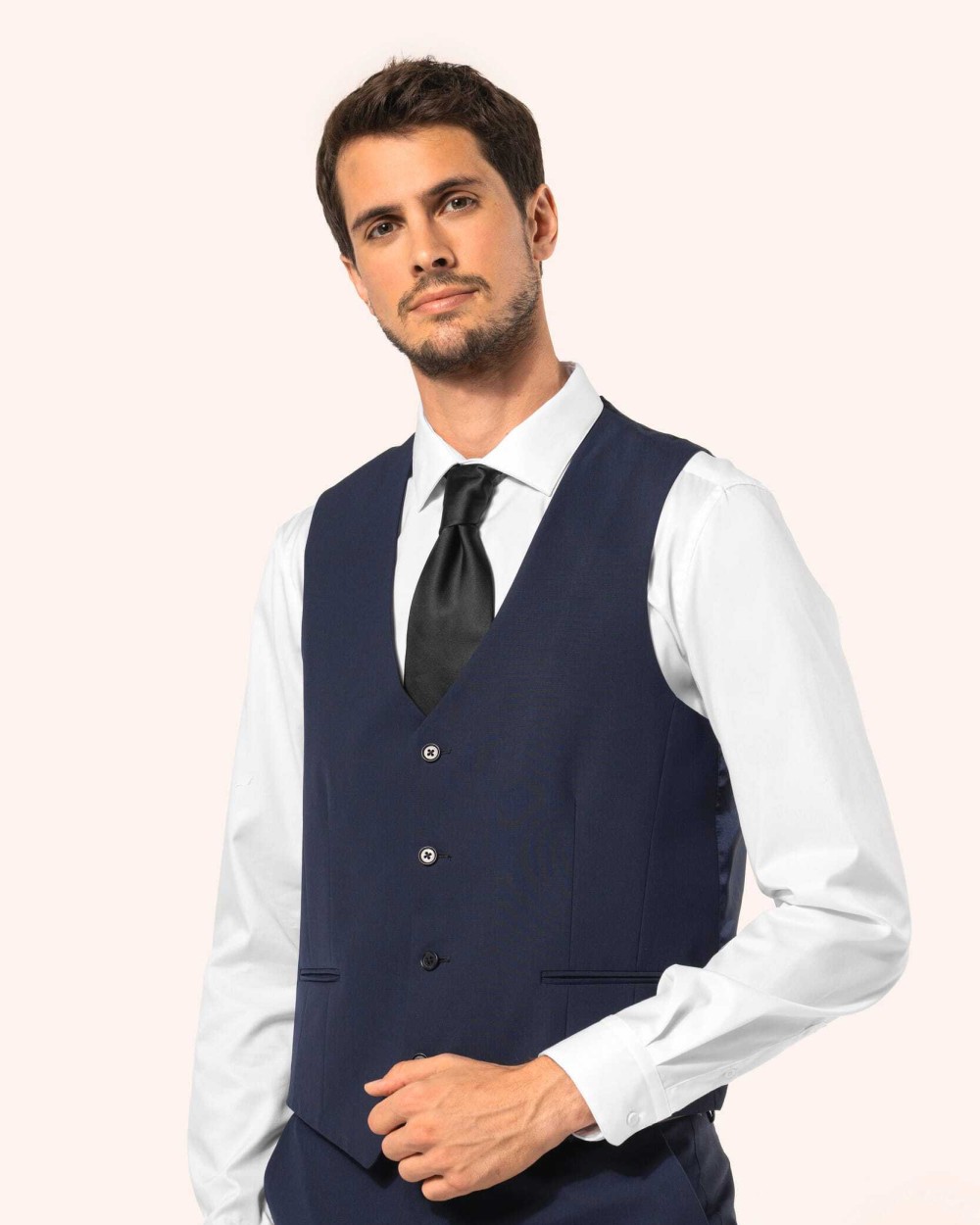 KARIBAN Weste Pullovers personalisierbar