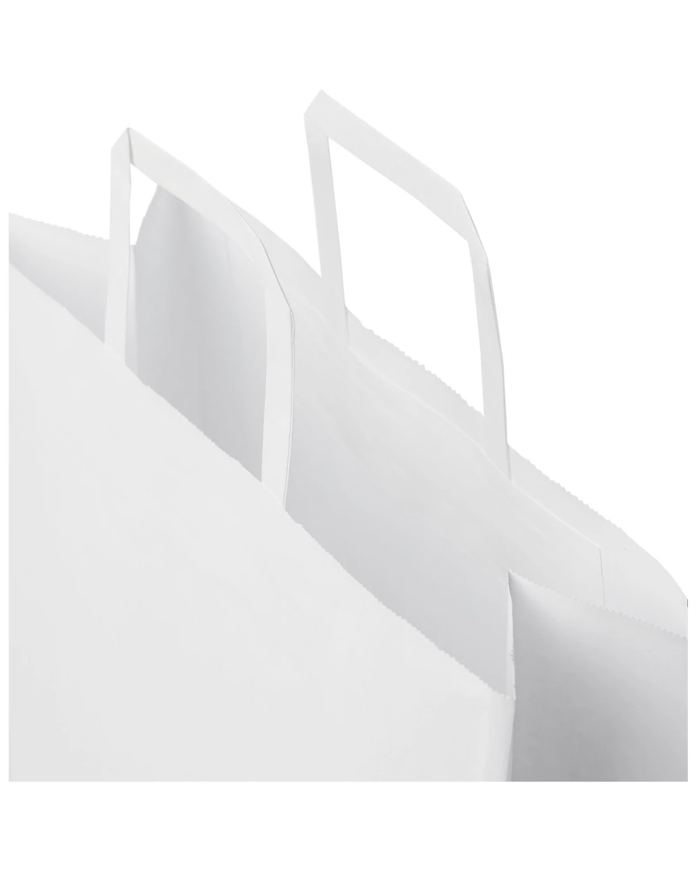 4DO Kraftpapiertasche 80-90 g/m² mit flachen Griffen – 32 × 12 × 40 cm Taschen personalisierbar