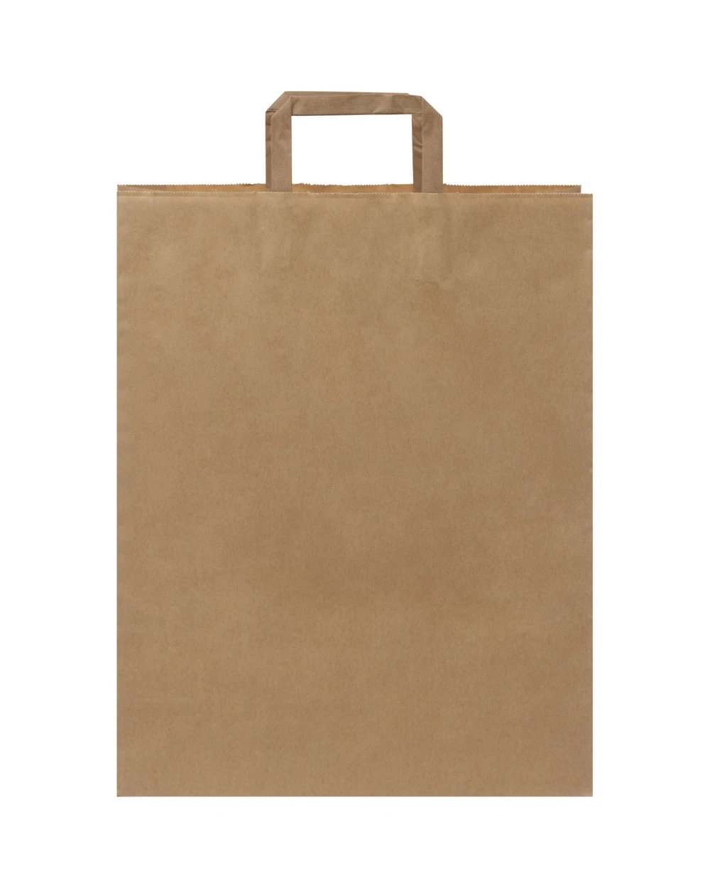 Tassen & Zakken 4DO Papieren tas 80-90 g/m2 gemaakt van kraftpapier met platte handgrepen - 32 x 12 x 40 cm voor bedrukking &amp; borduring