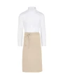 SG CLOTHING ROME - Medium Length Bistro Apron with Pocket Schürzen personalisierbar