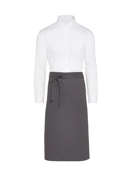 SG CLOTHING ROME - Medium Length Bistro Apron with Pocket /api/colors/f07121ee-2ff0-449a-ab59-79be9a11aa30 personnalisable