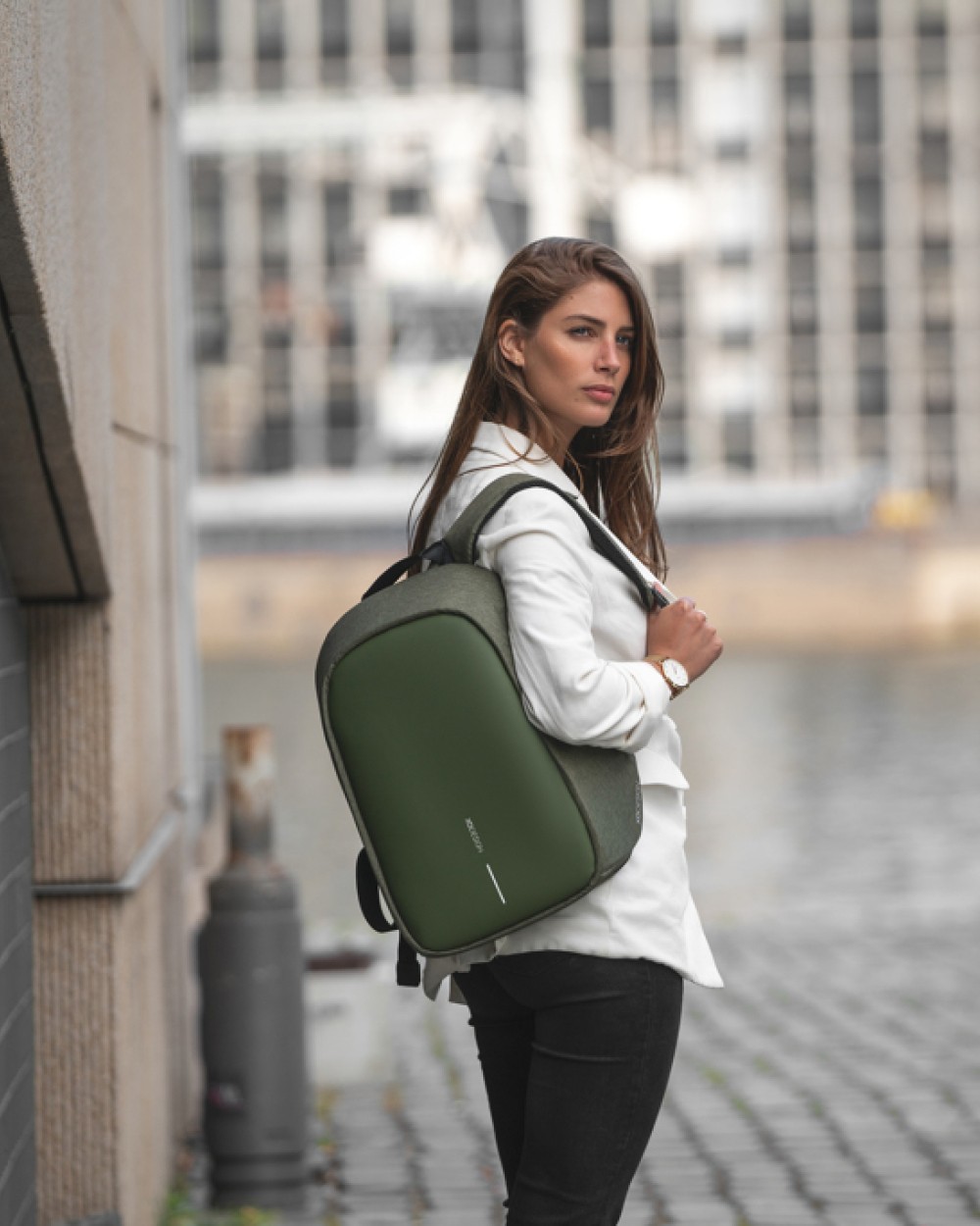 Tassen & Zakken 4DO Bobby Hero Small, anti-diefstal rugzak voor bedrukking &amp; borduring