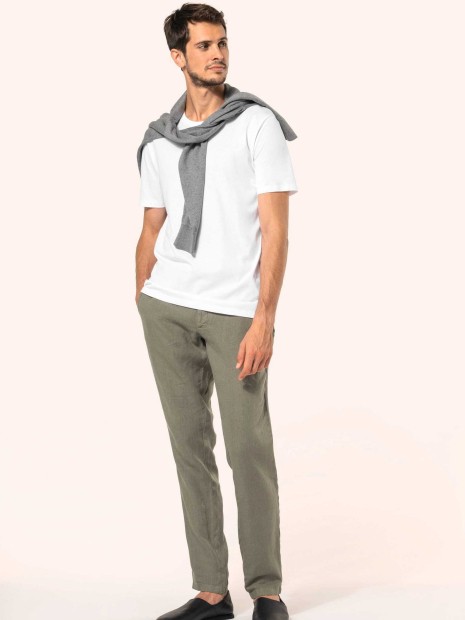 T-Shirts à personnaliser KARIBAN T-shirt Supima® col rond manches courtes homme 