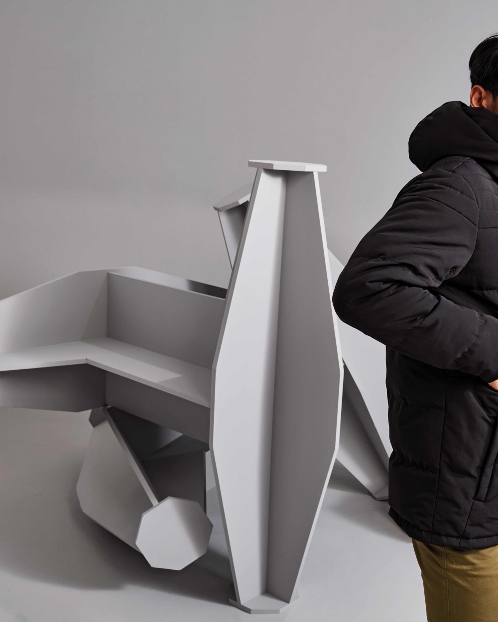 2786 Obsidian padded jacket Jacken personalisierbar