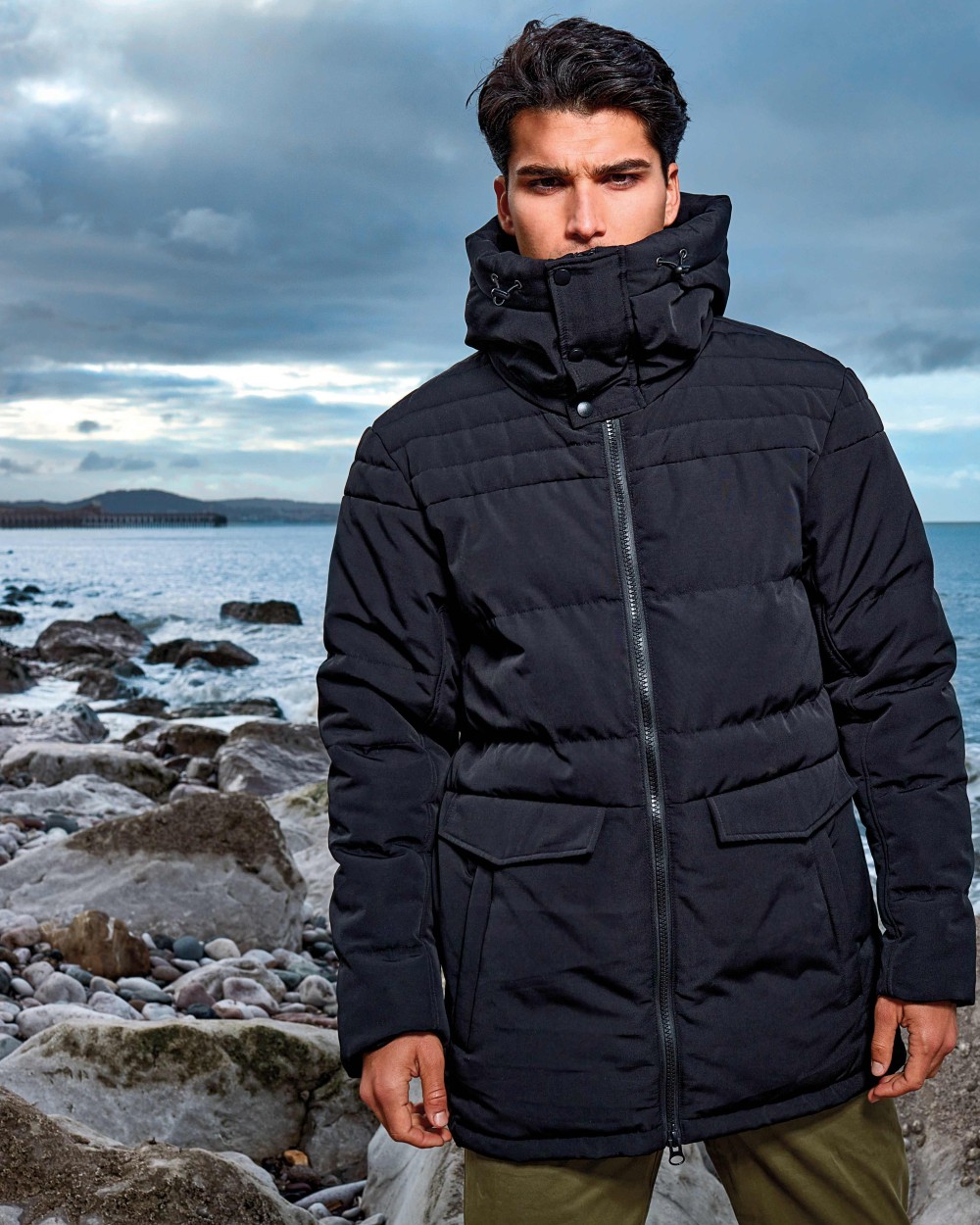 2786 Obsidian padded jacket Jacken personalisierbar