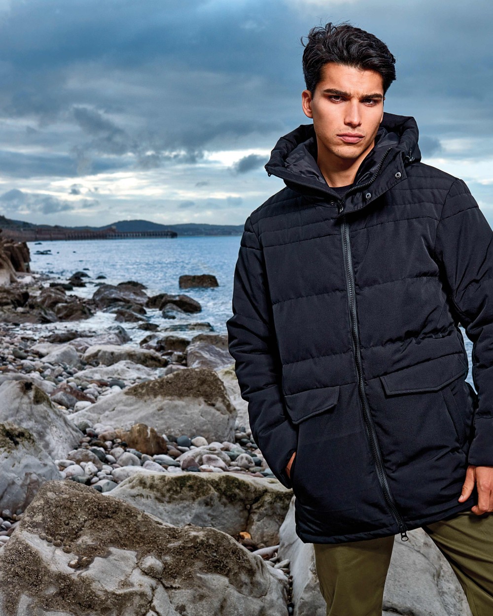 2786 Obsidian padded jacket Jacken personalisierbar