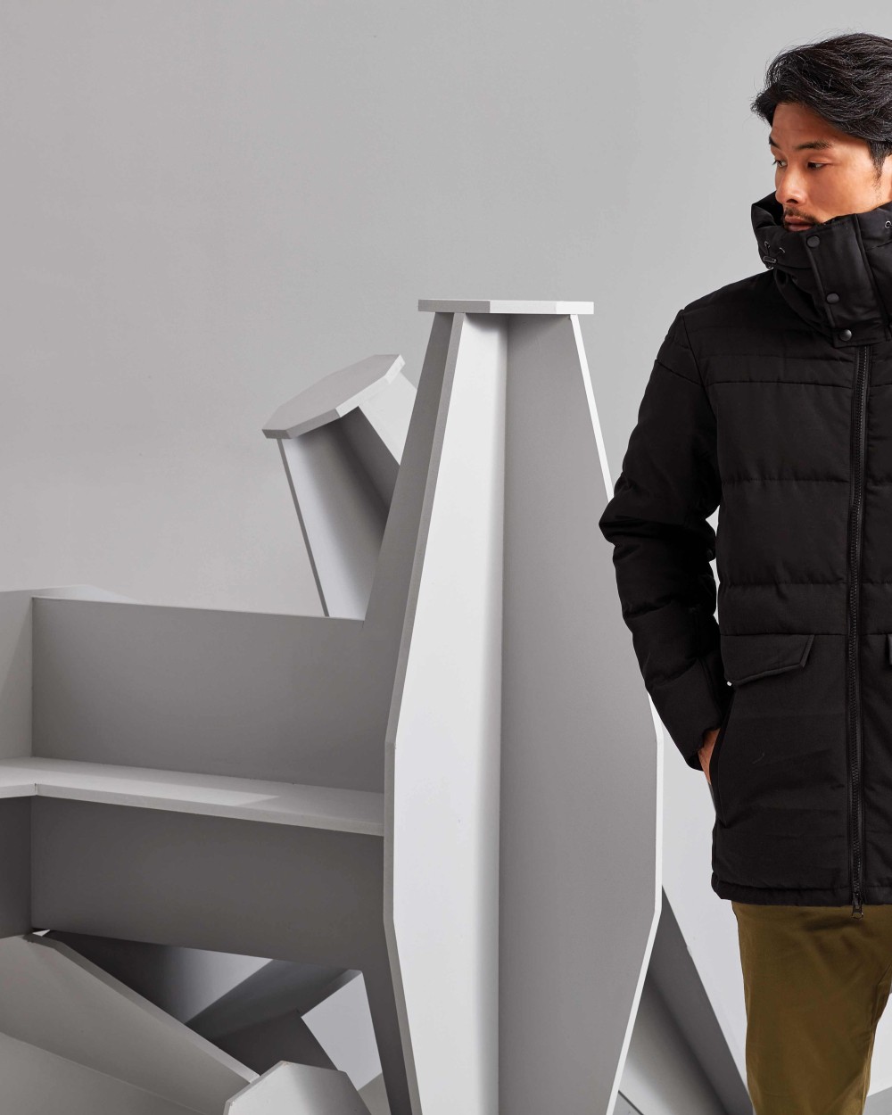 2786 Obsidian padded jacket Jacken personalisierbar