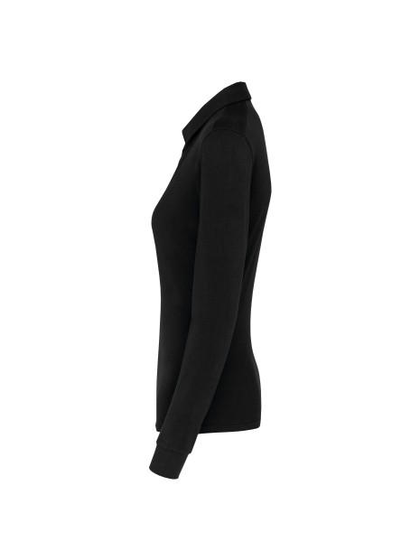 KARIBAN Polo jersey manches longues femme /api/colors/b9fdad4a-5e94-45cb-8c03-c08b349b28c3 personnalisable