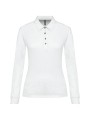 KARIBAN Polo jersey manches longues femme /api/colors/7a92cd2d-10d2-40b4-928b-296bb7487506 personnalisable