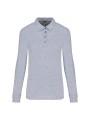KARIBAN Polo jersey manches longues femme /api/colors/a37ac46b-201c-43db-9085-8f3a99c04b1c personnalisable
