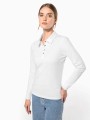 Polos à personnaliser KARIBAN Polo jersey manches longues femme 