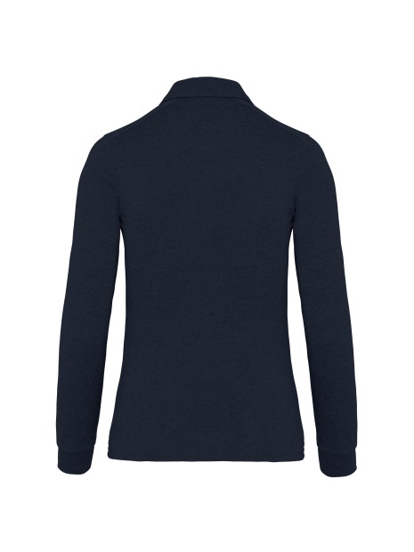 KARIBAN Polo jersey manches longues femme /api/colors/b68891a9-1d28-4f7a-8deb-775c45027afd personnalisable