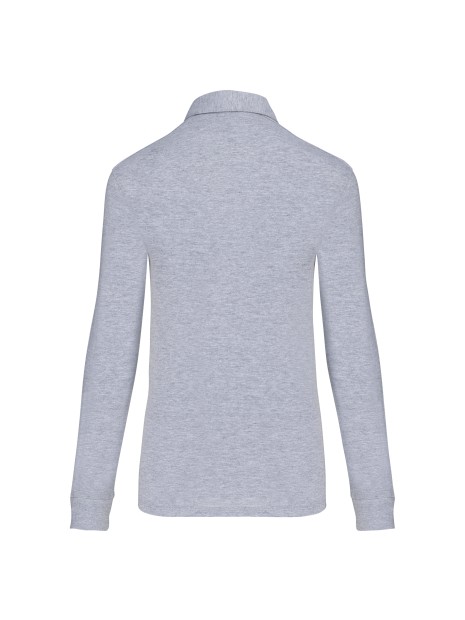 KARIBAN Polo jersey manches longues femme /api/colors/a37ac46b-201c-43db-9085-8f3a99c04b1c personnalisable