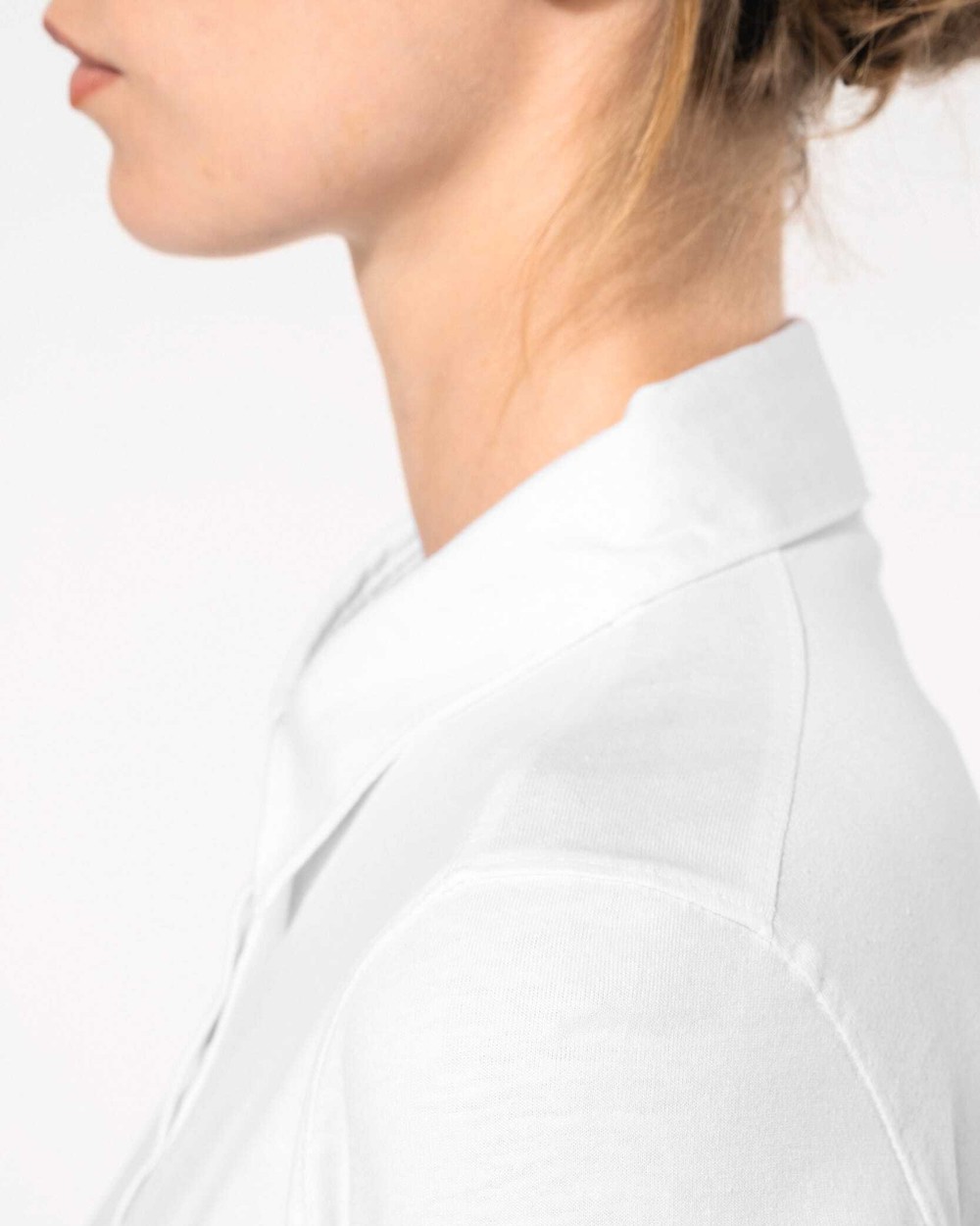 KARIBAN Langarm-Polohemd für Damen aus Jersey Poloshirts personalisierbar