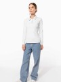 Polos à personnaliser KARIBAN Polo jersey manches longues femme 