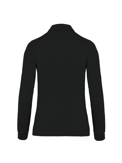 KARIBAN Polo jersey manches longues femme /api/colors/b9fdad4a-5e94-45cb-8c03-c08b349b28c3 personnalisable