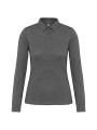 KARIBAN Polo jersey manches longues femme /api/colors/5fcefcdd-901a-471b-86f6-fd6b6c59cd10 personnalisable
