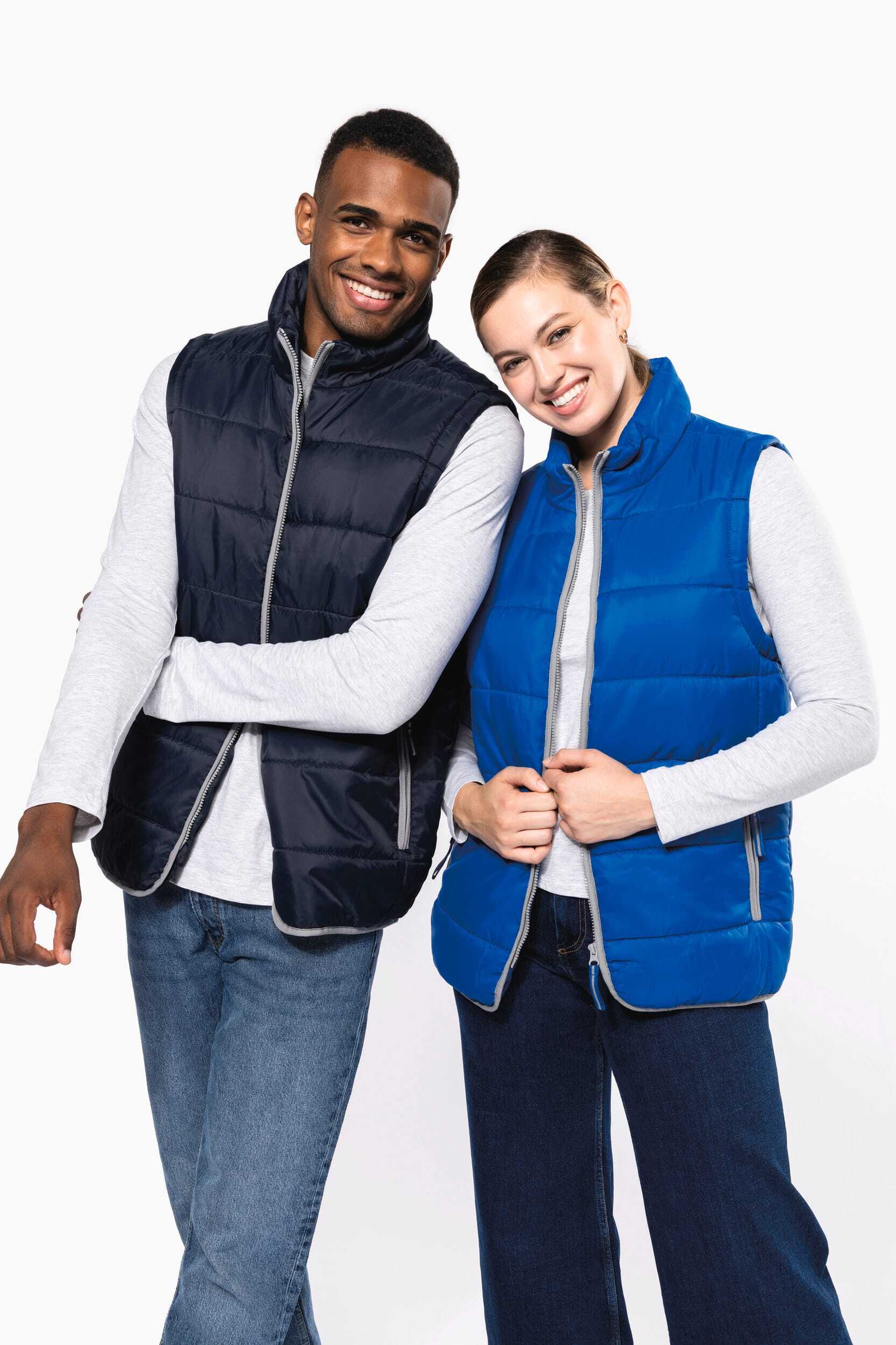 Vestes personnalisable KARIBAN Bodywarmer matelassé unisexe