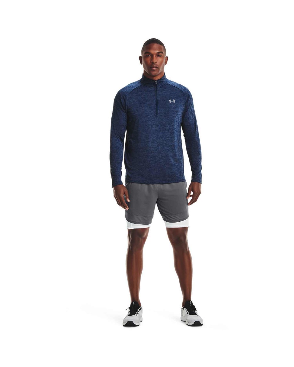 UNDER ARMOUR Tech™ 2.0  1/2 zip long sleeve T-Shirts personalisierbar