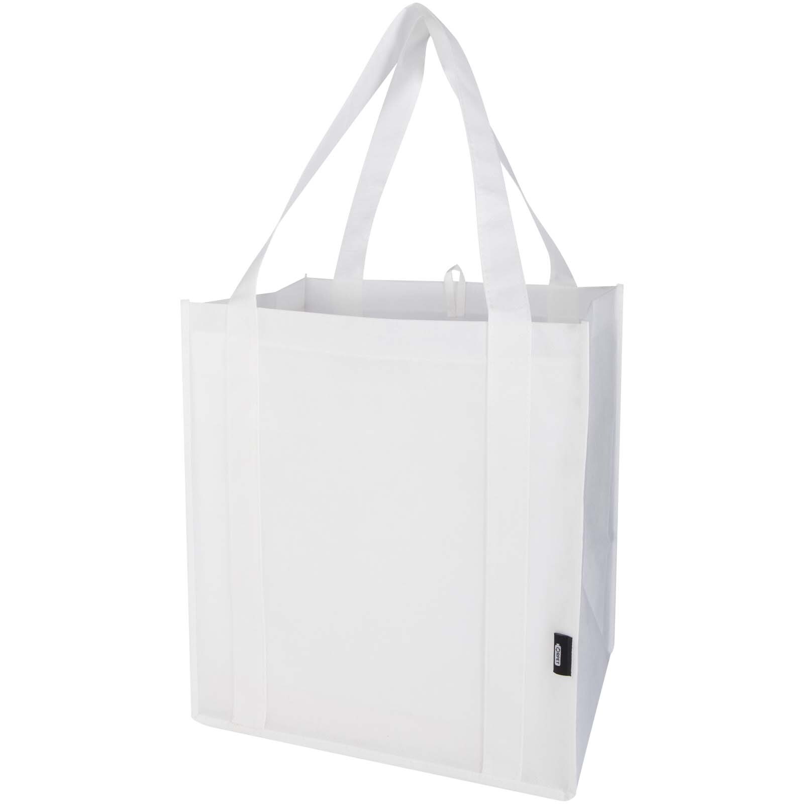 Tote bags personnalisable 4DO Sac shopping Liberty non tissé recyclé GRS avec fond rigide de 29L