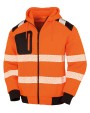 Sweaters & hoodies RESULT Gerecycled veiligheidssweatvest met capuchon voor bedrukking &amp; borduring