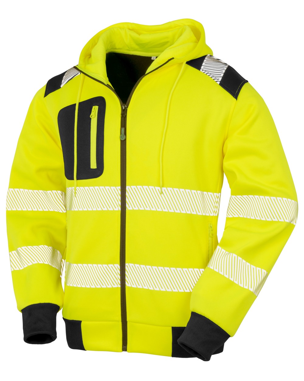 RESULT Recyceltes Sicherheits-Kapuzensweatshirt Sweatshirts personalisierbar