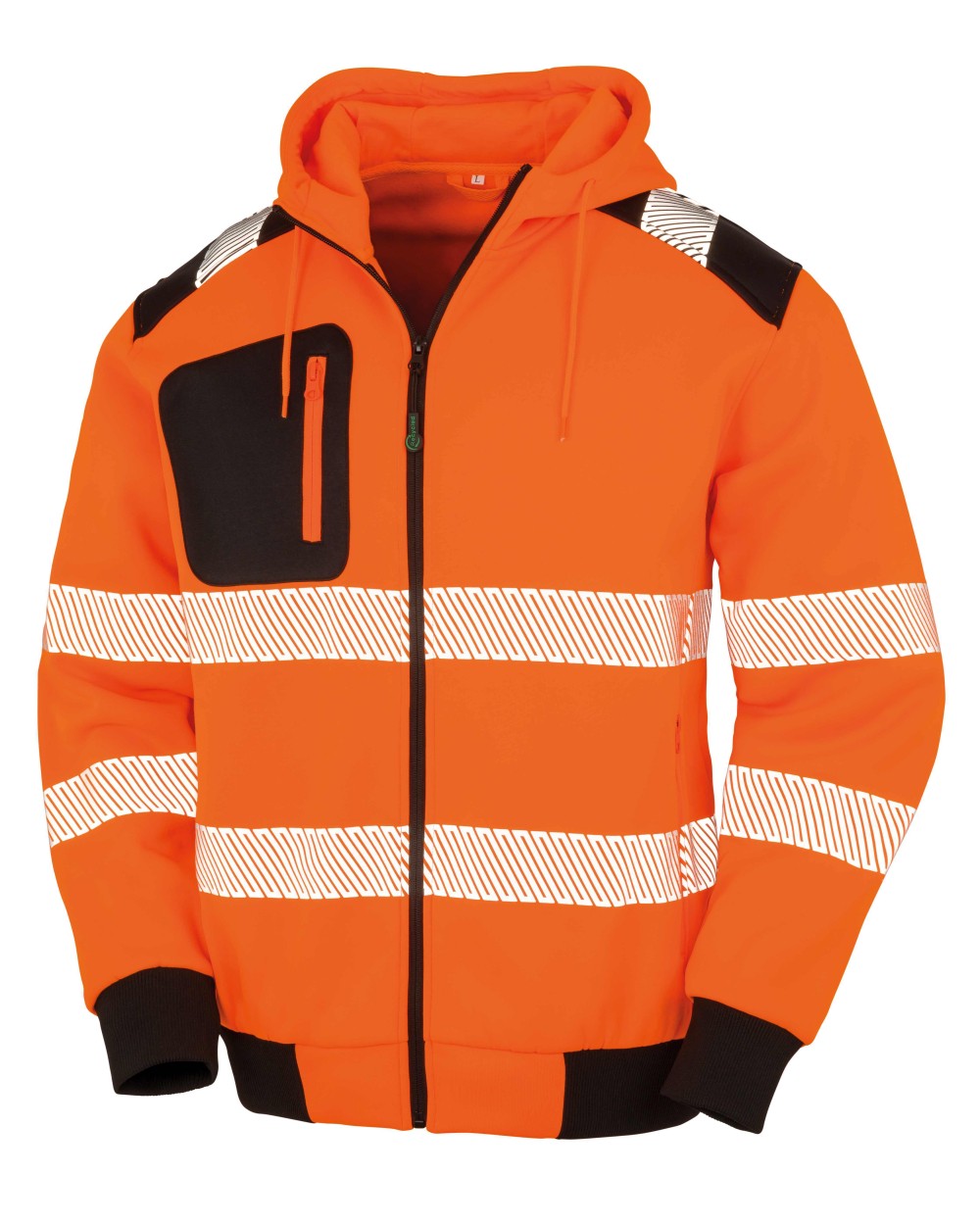 Sweat-shirts personnalisable RESULT Sweat-shirt à capuche de sécurité recyclé