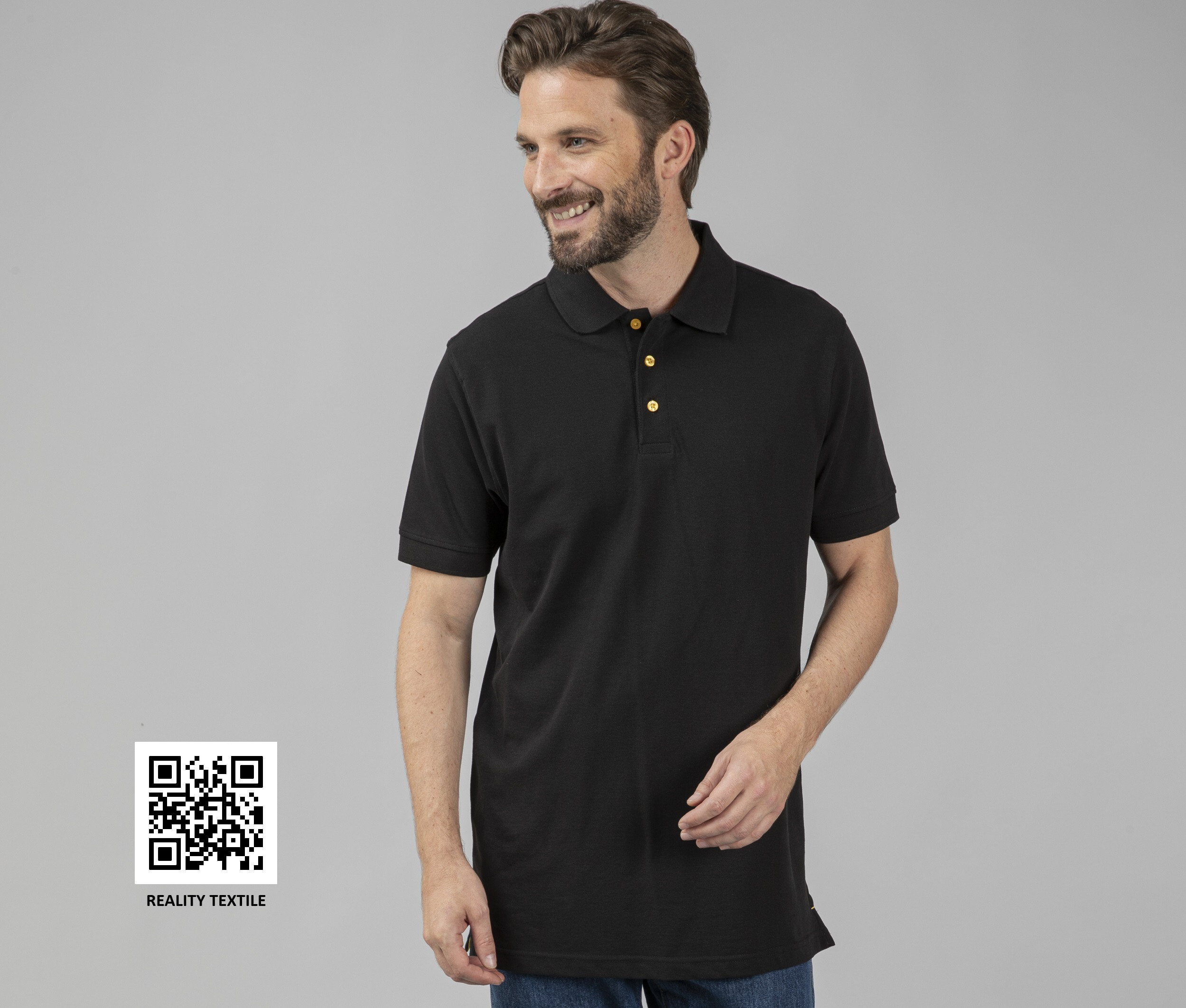 Polos personnalisable BLACK & MATCH SPIRIT MEN