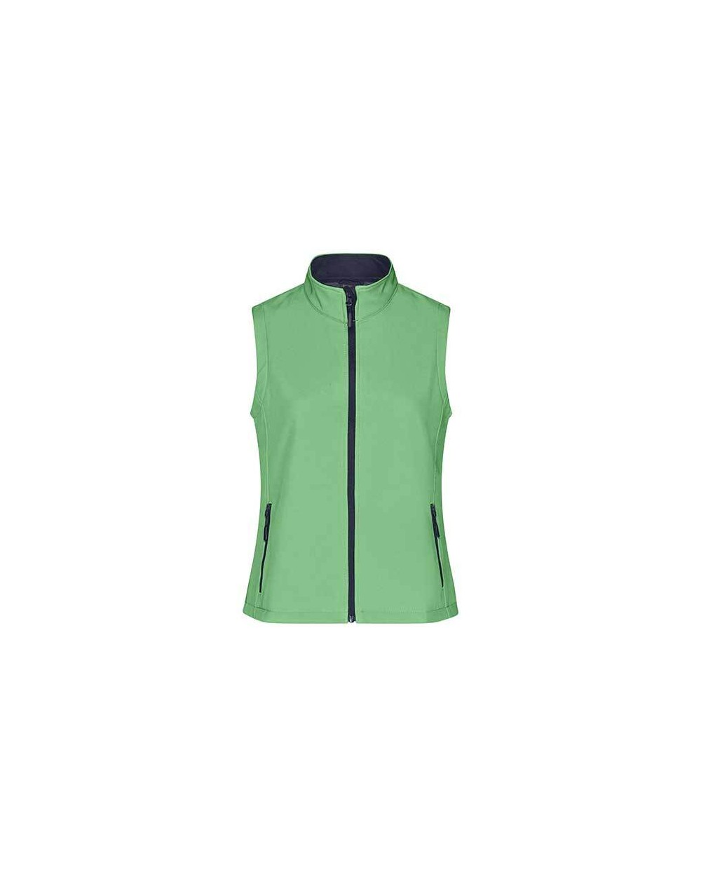 Softshells JAMES & NICHOLSON Ladies` Promo Softshell Vest voor bedrukking &amp; borduring