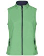 Softshells JAMES & NICHOLSON Ladies` Promo Softshell Vest voor bedrukking &amp; borduring