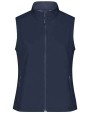 Softshells JAMES & NICHOLSON Ladies` Promo Softshell Vest voor bedrukking &amp; borduring