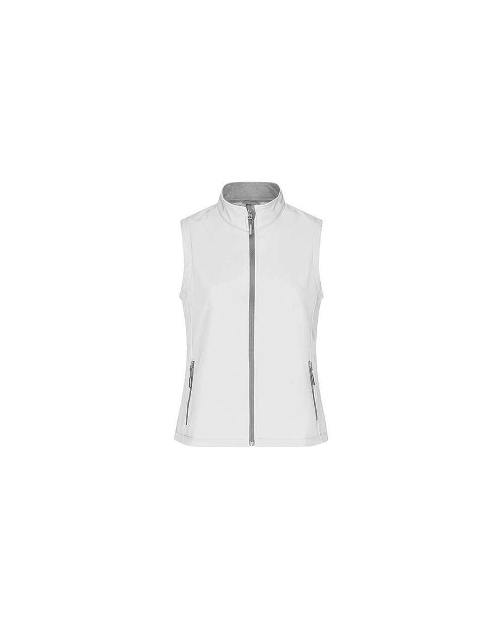 Softshells JAMES & NICHOLSON Ladies` Promo Softshell Vest voor bedrukking &amp; borduring