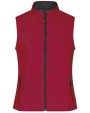 Softshells JAMES & NICHOLSON Ladies` Promo Softshell Vest voor bedrukking &amp; borduring