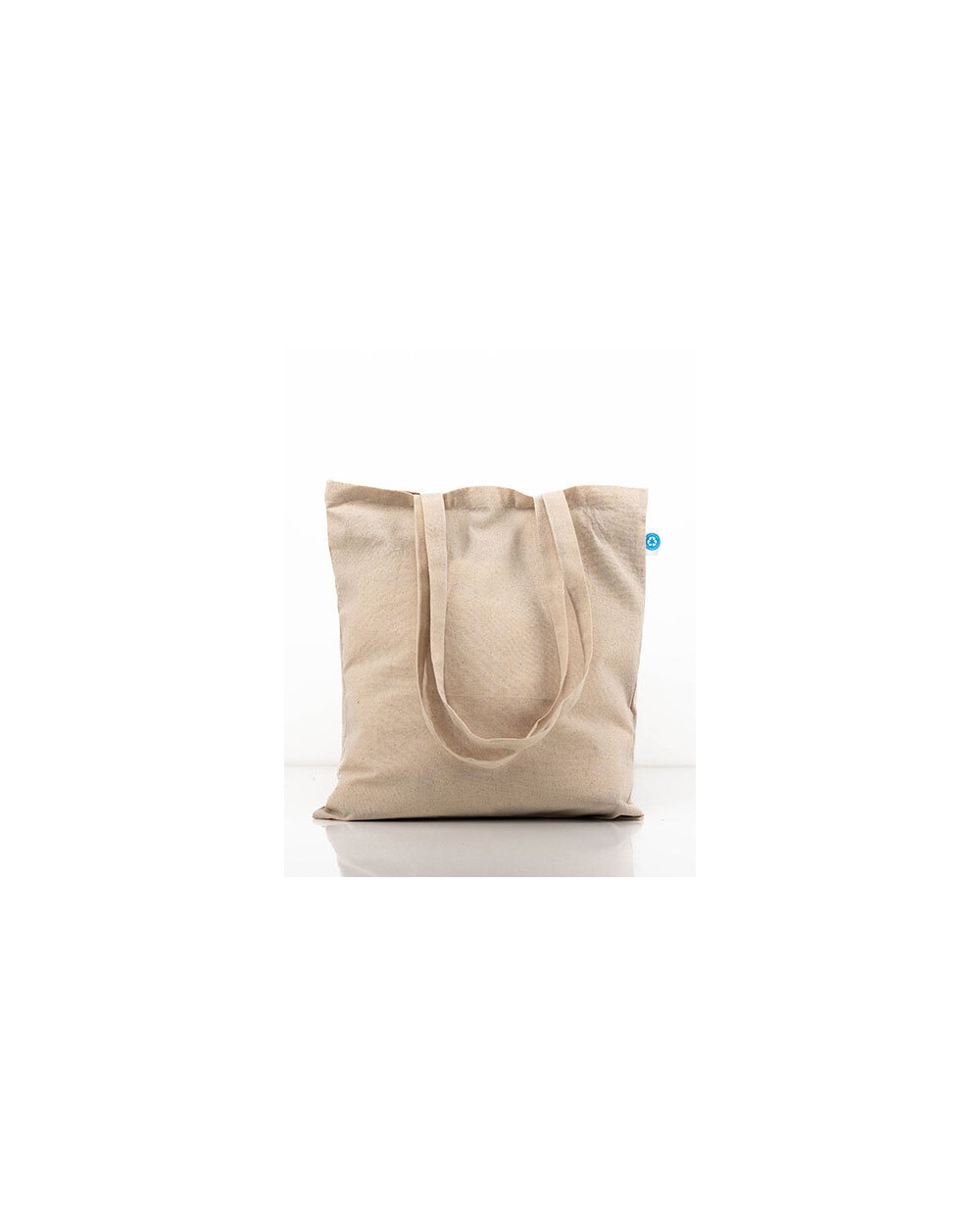 Tassen & Zakken PRINTWEAR Recycled Cotton Bag Long Handles voor bedrukking &amp; borduring