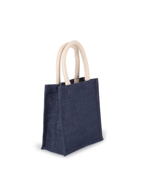 KIMOOD Sac style cabas en toile de jute - petit modèle  personnalisable