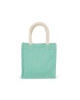 Tote bags KIMOOD Shopper van jutecanvas - klein model voor bedrukking &amp; borduring